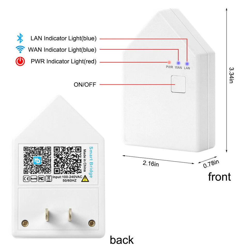 Panel táctil Bluetooth/puente inteligente WIFI/controlador remoto Haodeng LED Downlight - Imagen 4 de 4