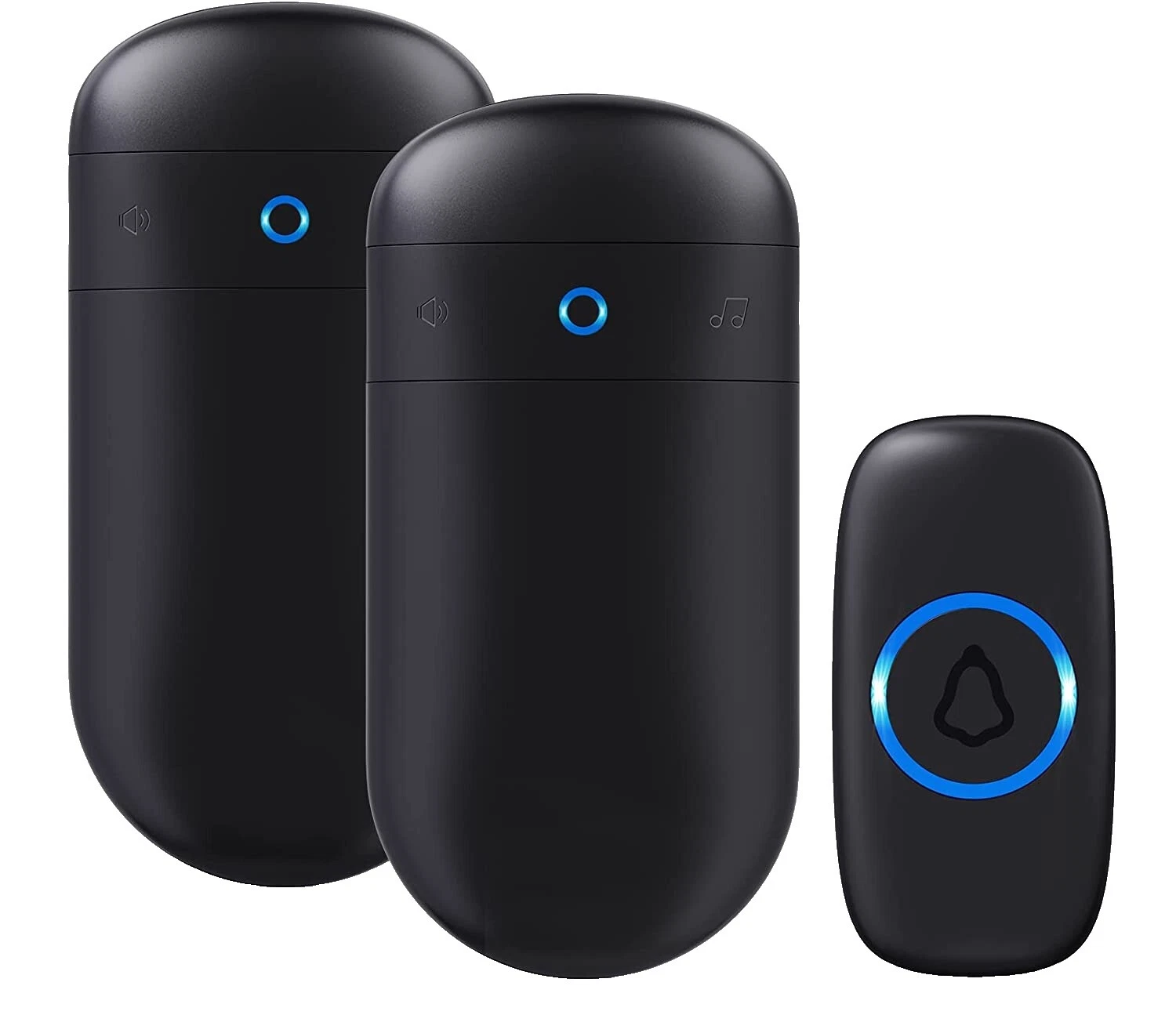 Plástico inalámbrico timbres