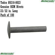 Todco 89210-0023 Genuine OEM Rivets 23/32 in. Long Pack of 100