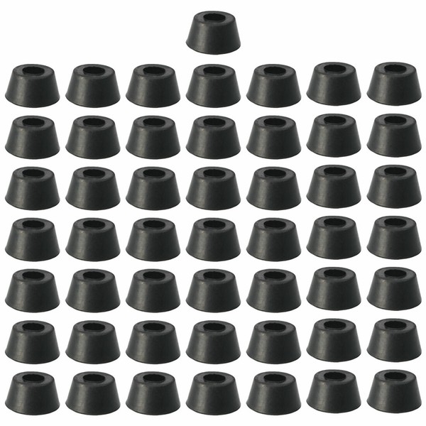 50 Pcs 10mm Chair Couch Furniture Leg Tips Rubber Feet Pads Protectors