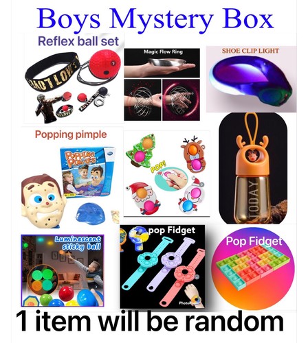 Xmas Gift Surprise Box Girls Boys Stocking Fillers Fidget Pop Kids Toys Gadgets - Picture 2 of 15