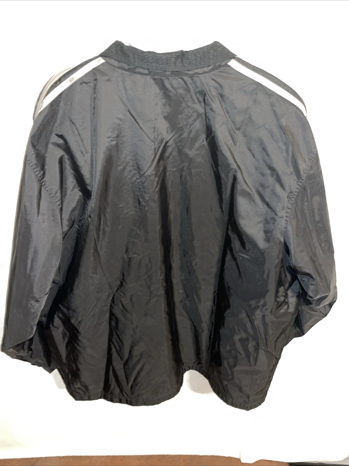 Adidas Vtg Y2K Jacket & Removeable Vest Mens Size XL Black Outer Silver Inner image 9