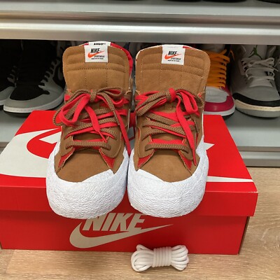 Size 13 - Nike sacai x Blazer Low British Tan