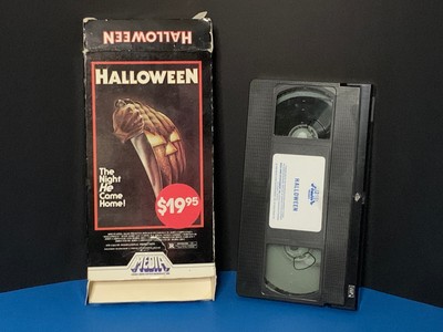 VHS Halloween (Media, 1981) Full Flap RARE Horror VERY GOOD Jamie Lee Curtis