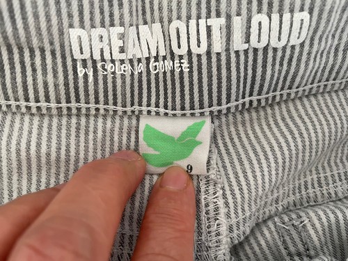 dream out loud by selena gomez womens Booty shorts stripe size 9 - Picture 3 of 4