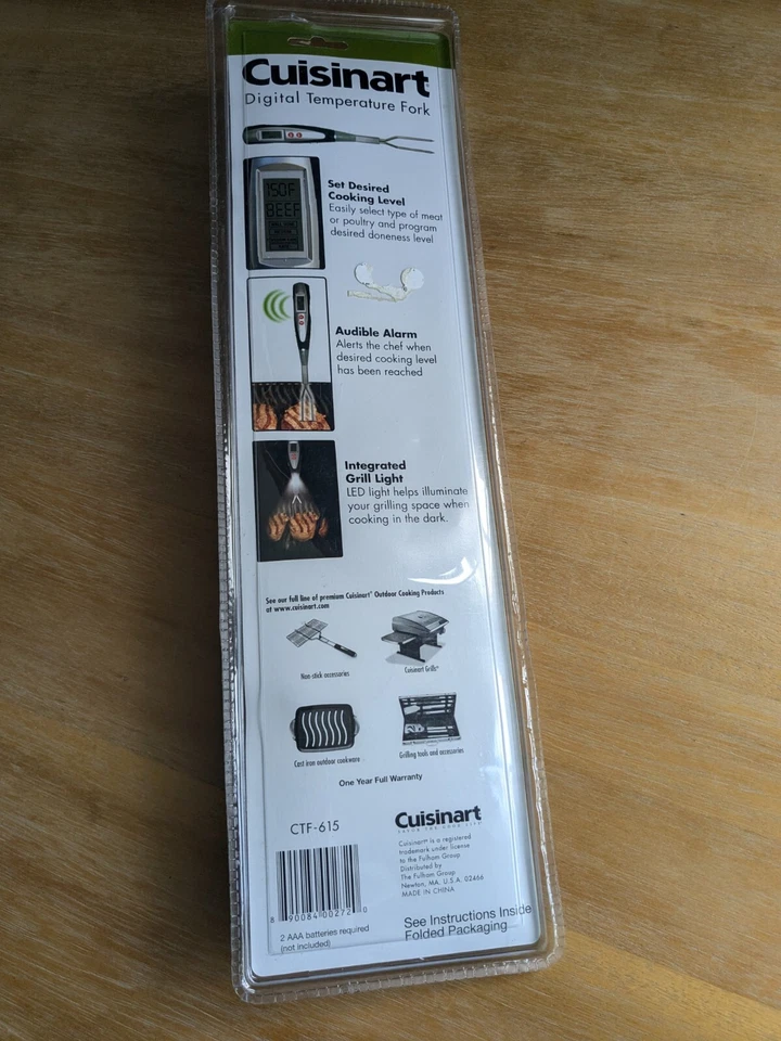 Horquilla de temperatura digital Cuisinart nueva en paquete Foto 2 de 4