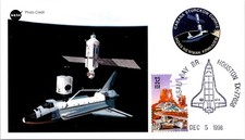UNITED STATES 1998 COLOR PHOTO NASA POSTCARD SPACE SHUTTLE PICT CANC HOUSTON TX