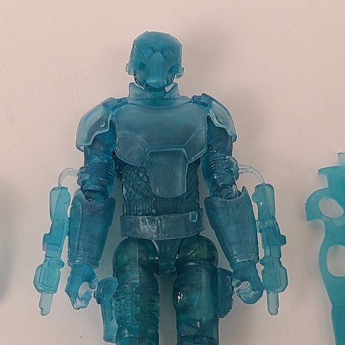 GI Joe Cobra Mercenary Wraith Clear Blue Variant Figure 25th Anniversary 2008 - Picture 10 of 14