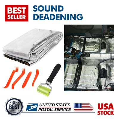 11 sqft Car Sound Deadener Mat Proof Thicks Insulation Material  Noise