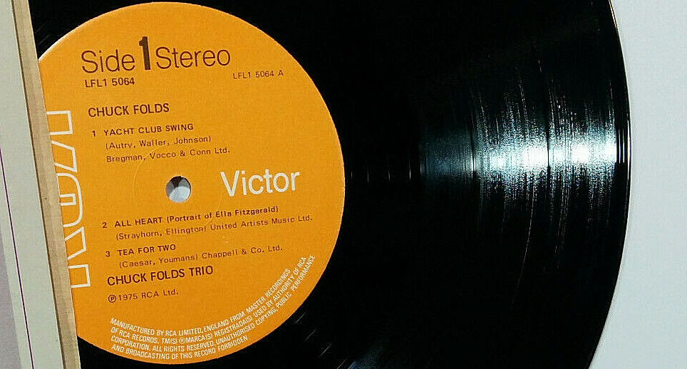 Chuck Folds - LP 1975, Made in UK - Swing / Contemporary Jazz