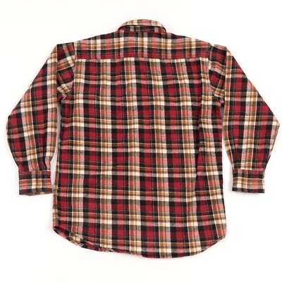 Vintage 90s Five Brother Heavy Long Sleeve Flannel Shirt Size