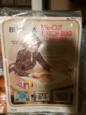 Latch Hook Canvas And Yarn