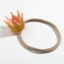 30PCS 5CM Fashion Crown Nylon Headbands For Girls Elastic Hair Band