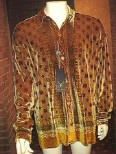 NWT MENS CREME DE SILK RAYON & POLY BLEND VERY SOFT SHIRT GREEK SIZE 4XLARGE