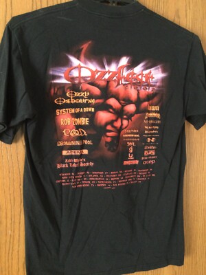 Ozzfest - 2002. Black Shirt. M(40). | eBay