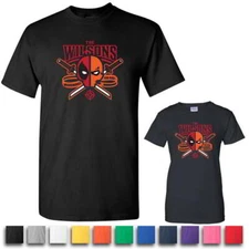 Deadpool Deathstroke The Wilsons Mercenaries for Hire Mens Womens Graphic T S...