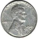 1943 D Lincoln cent in AU condition ~ PLEASE SEE THE SCAN ~ ORIGINAL  stk 43-29