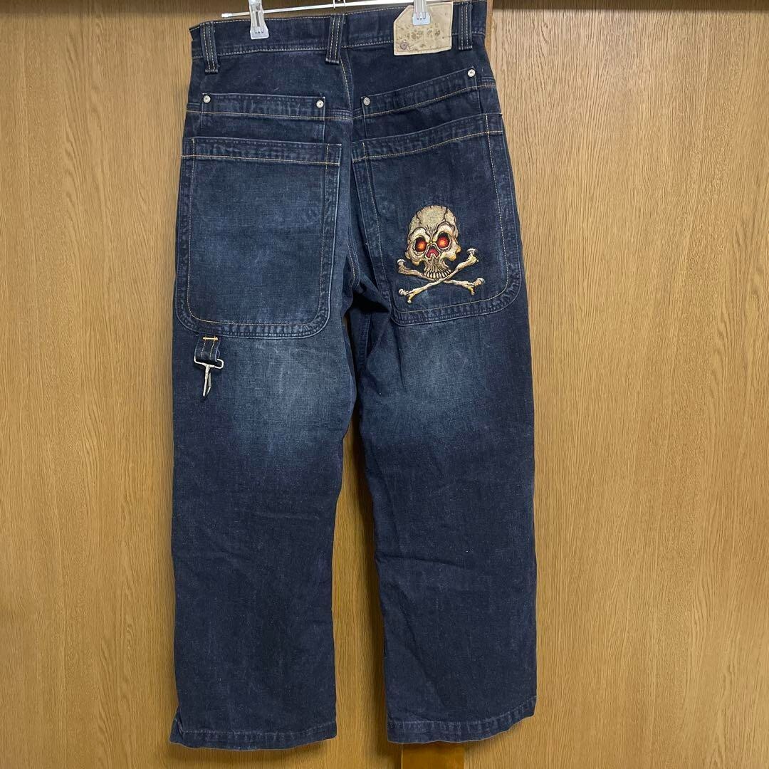 Vintage JNCO JEANS Skull DENIM Baggy Pants Y2K hiphop 90s Vintage JNCO JEANS Skull DENIM Baggy Pants Y2K hiphop 90s