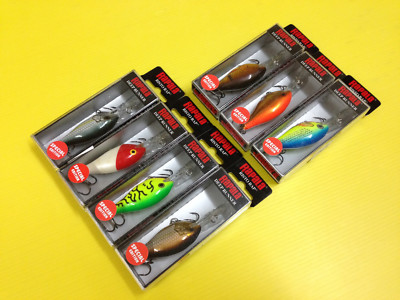 Lot A of Seven Special Edition Rapala Risto Rap RR-5 in 7 Colors