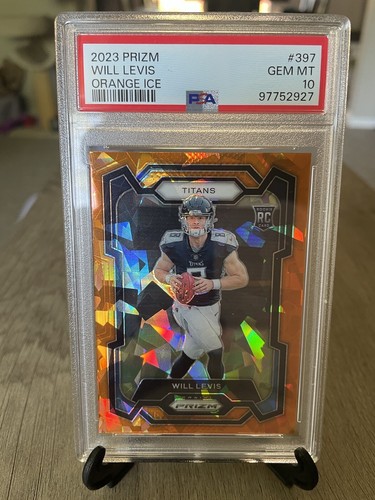 2023 Panini Prizm - Rookies Will Levis #397 Orange Ice Prizm (RC)