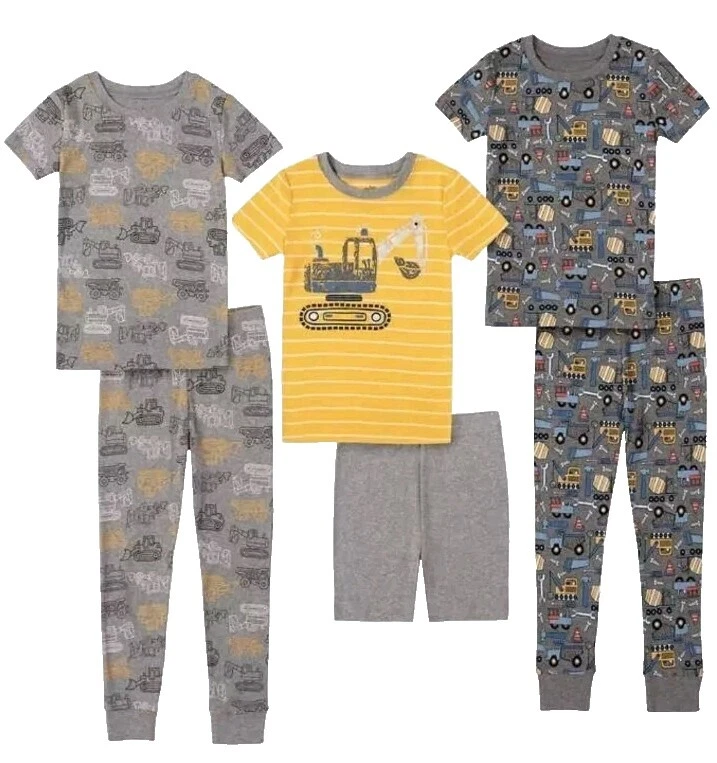 Vehículos 8 Tamaño ropa de dormir para niños