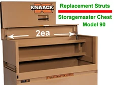 2ea Nitro Prop Gas Strut Spring Lift Rod REP Knaack Storagemaster Chest Mod 90