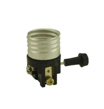Lamp Parts ON/OFF TURN KNOB Replacement MB Socket/Electrolier