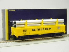 LIONEL AMERICAN FLYER BTHLHM STEEL GONDOLA W PIPE LOAD #9191 S GAUGE 2119191 NEW