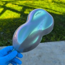 VERNICE SUPER CAMALEONTE CAM AT01 VIOLA VERDE BLU SU BASE GRIGIA