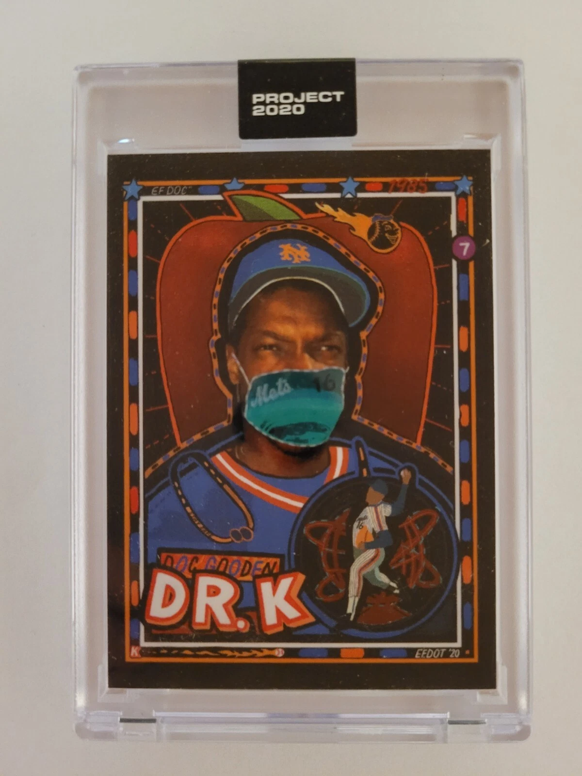 Dwight Gooden Dr. K Topps Project 2020 #137 by EFDOT Uncirculated