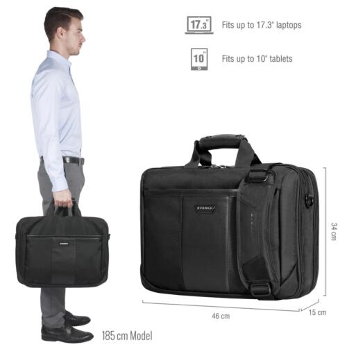 Everki 17.3" Versa Premium Checkpoint Friendly 180 Open Laptop Briefcase Bag - Zdjęcie 1 z 6