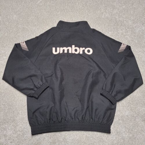 Umbro Jacket Boys Large Black Full Zip Long Sleeve - Picture 4 of 12