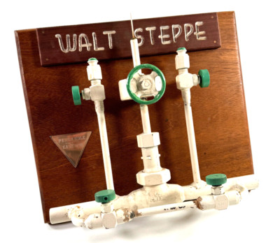 vtg Folk Art Salesman Sample Oil Natural Gas Pipe Pipeline Panhandle Eastern 