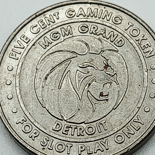 MGM GRAND DETROIT 5 CENT TOKEN SLOT MACHINES - 第 5/6 張圖片