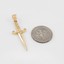 thumbnail 2 - Yellow Gold Dagger Knife Pendant Necklace