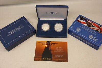 400th Anniversary of the Mayflower Voyage Silver Proof Coin and