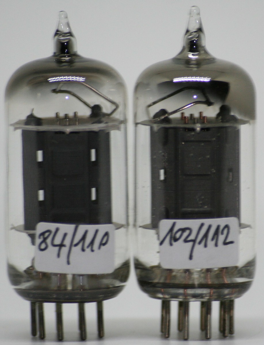ecc82 12au7 Röhre Marcon Tube Valve 5963 B329 WELDED 45° cv491 e82cc