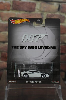 Hot Wheels Premium Diecast Real Riders 007 The Spy Who Loved Me Lotus Esprit S1