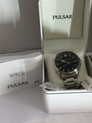 Pulsar Men's AnAlogue & Digital Stainless Steel Bracelet Watch
