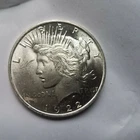 1922 Peace Dollar uncirculated BU  $1 from original roll (1 coin each) from roll