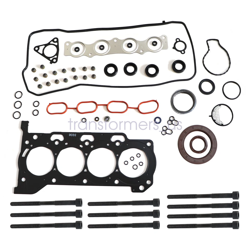 Head Gasket w/ Bolts Set For 2010-2020 Toyota Prius 2011-2017 Lexus CT200h 1.8L - Image 3 of 4