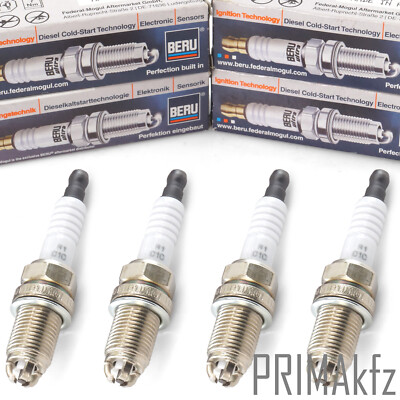 4x BERU Ultra Zündkerzen für Audi A3 A4 VW Caddy 3 Golf 4 5 6 Passat 3B Polo