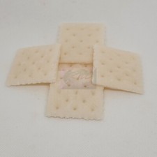 Wax Salty Crackers, Fake Food, Food Prop, Decor, 22 Pieces