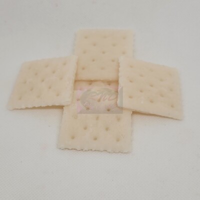 Wax Salty Crackers, Fake Food, Food Prop, Decor, 22 Pieces
