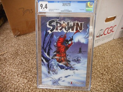 Spawn 124 cgc 9.4 Image 1999 WHITE pgs NM MINT Todd McFarlane GREAT Capullo cove