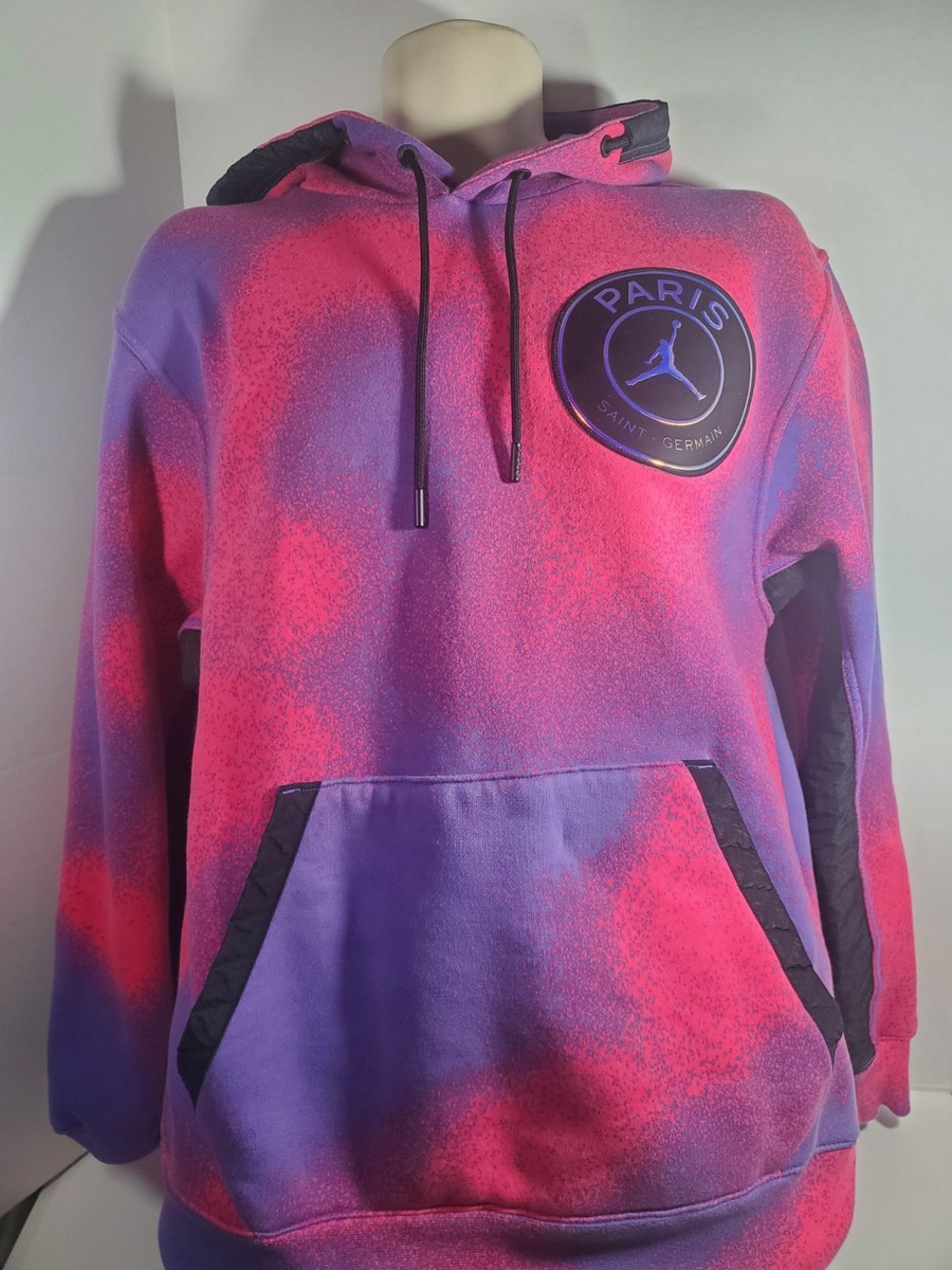 Jordan Paris Saint Germain PSG Pink Purple Magenta Hoodie Jumpman