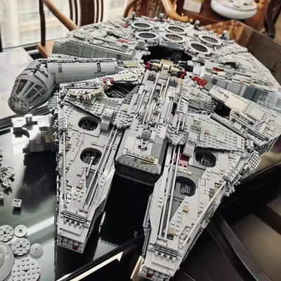 #ad #ad Millennium Falcon UCS Spaceship 75192 MOC 8445 pieces building blocks $215.95