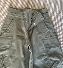Gap x Victoria Beckham Women's Khaki Green Trousers