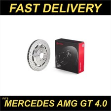 2x Brake Discs Pair Vented for MERCEDES AMG GT 63 X290 4.0 Rear 2018 on 360mm