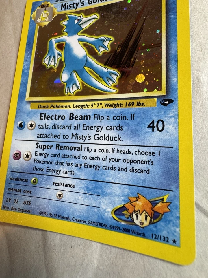 Misty's Golduck 12/132 Gym Challenge Holo - Image 4 of 4